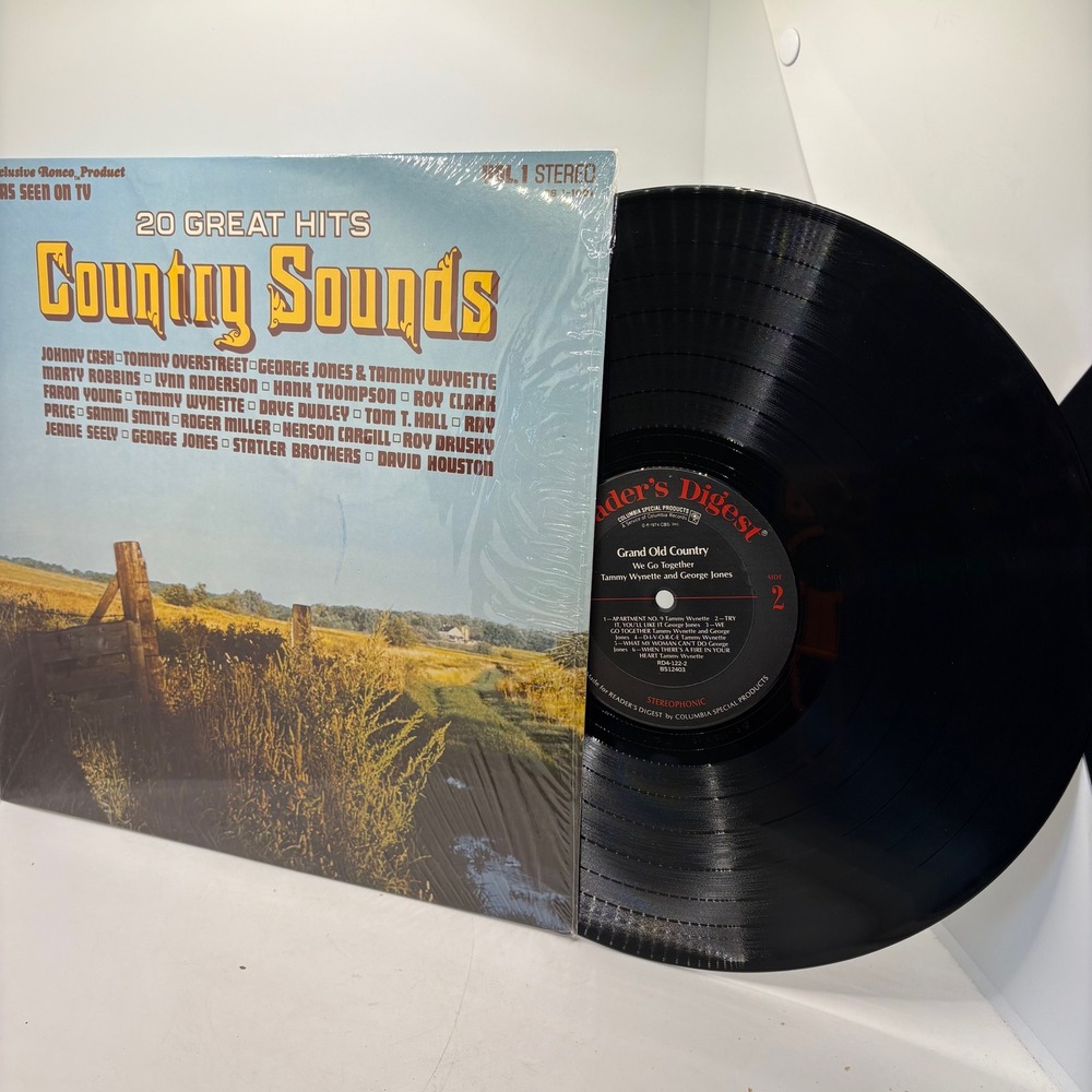 20 Great Hits Country‎ Sounds Vinyl Record Album Vol 1 Stereo CS 1-100